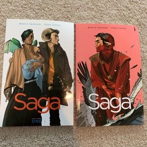 Saga Comic / Graphic Novel Vol. 1 & 2